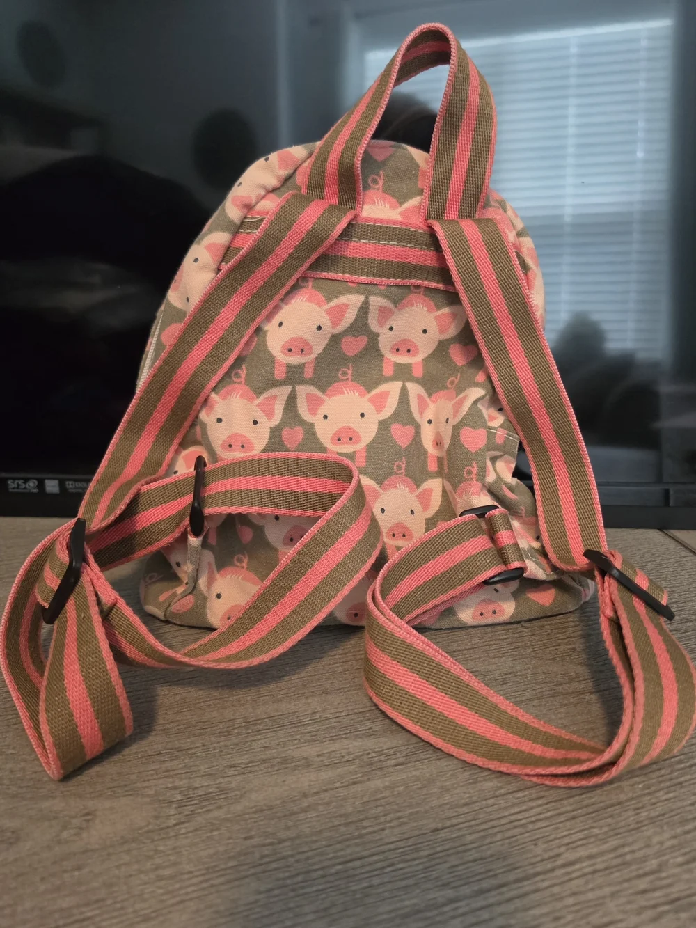 Bungalow 360 Pink Piglet Pattern Mini Backpack